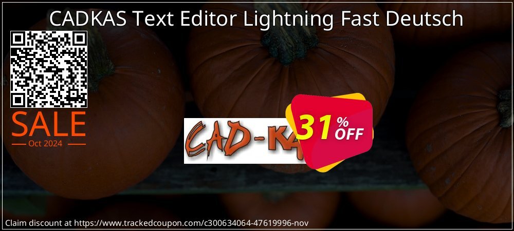 CADKAS Text Editor Lightning Fast Deutsch coupon on ​Coffee Day offering discount