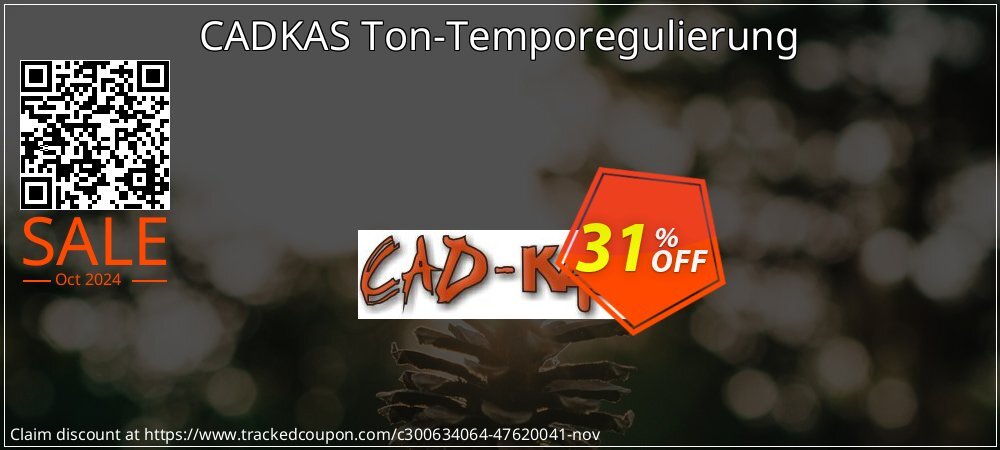 CADKAS Ton-Temporegulierung coupon on National Pumpkin Day offering discount