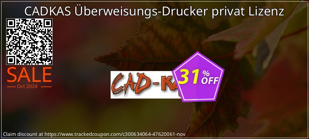 CADKAS Überweisungs-Drucker privat Lizenz coupon on Navy Day super sale