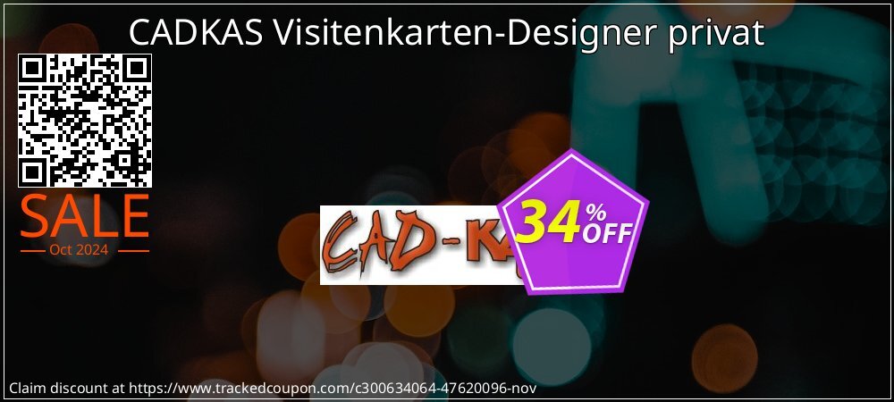 CADKAS Visitenkarten-Designer privat coupon on National Pumpkin Day offering sales