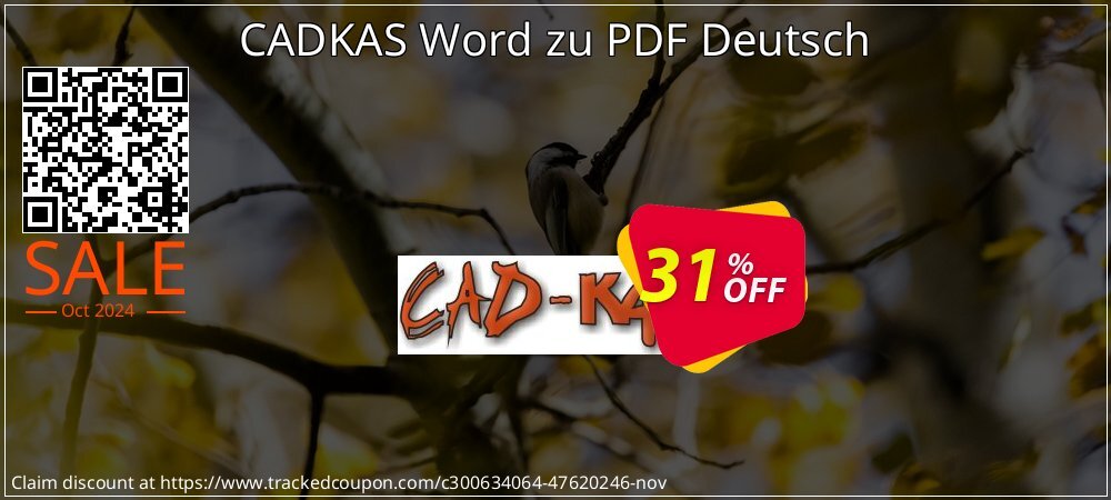 CADKAS Word zu PDF Deutsch coupon on National Savings Day offer