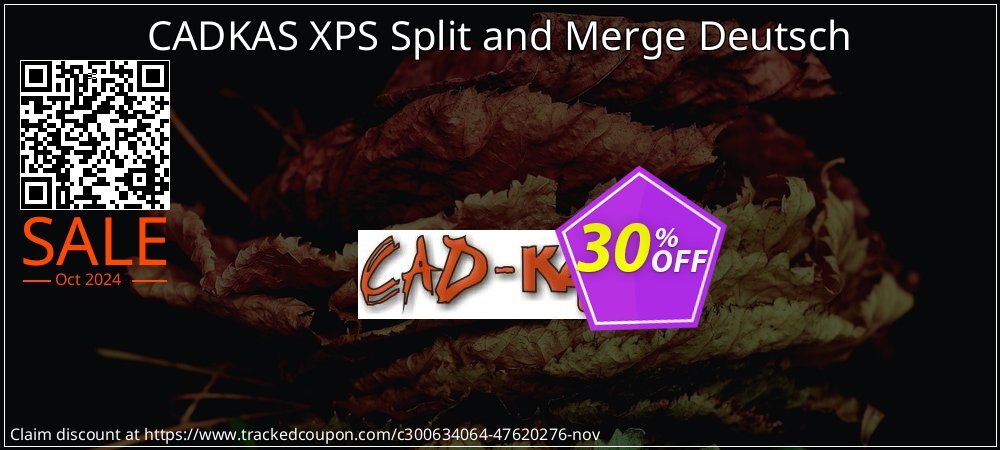 CADKAS XPS Split and Merge Deutsch coupon on Halloween offering sales