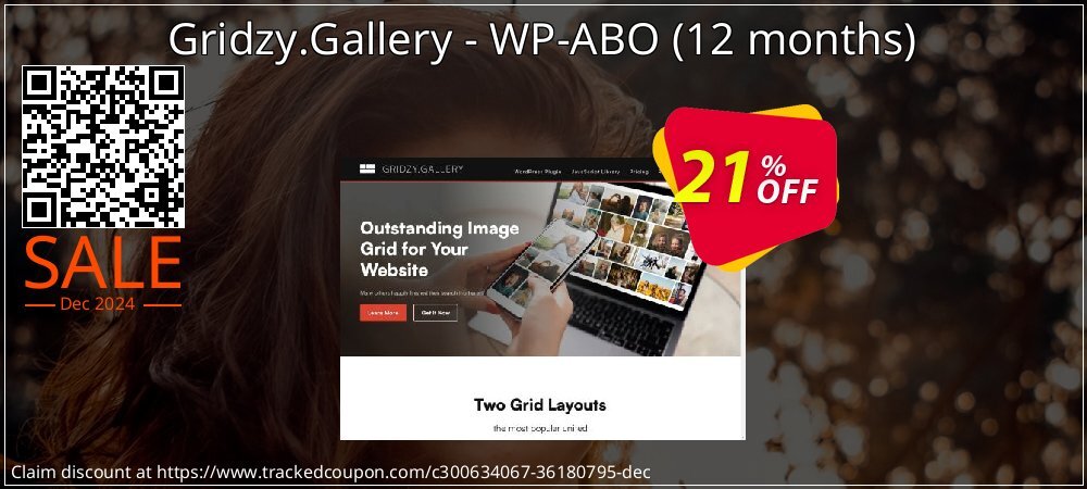 Gridzy.Gallery - WP-ABO - 12 months  coupon on Boxing Day super sale