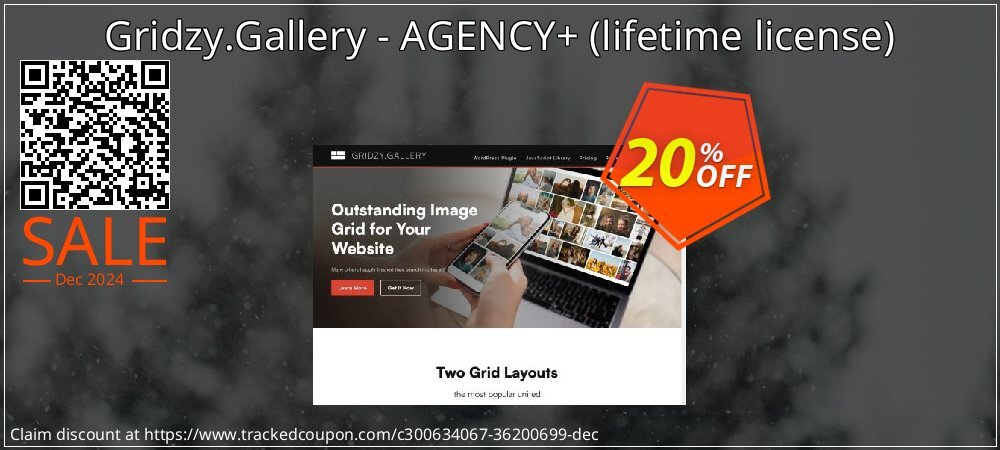 Gridzy.Gallery - AGENCY+ - lifetime license  coupon on National Champagne Day offer