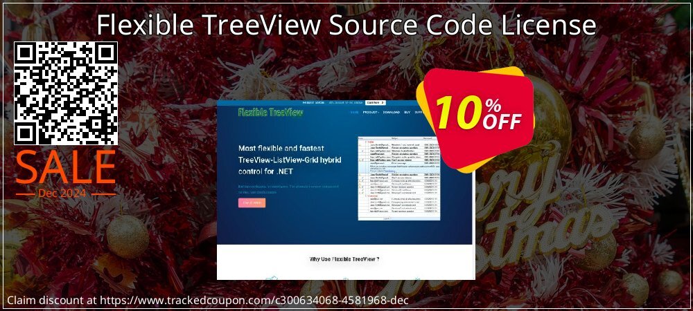 Flexible TreeView Source Code License coupon on New Year's eve sales