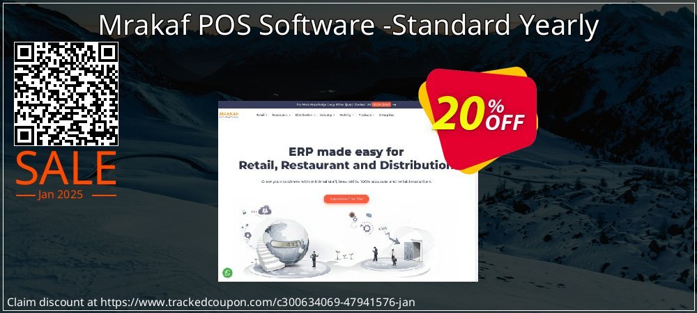 Mrakaf POS Software -Standard Yearly coupon on Macintosh Computer Day deals