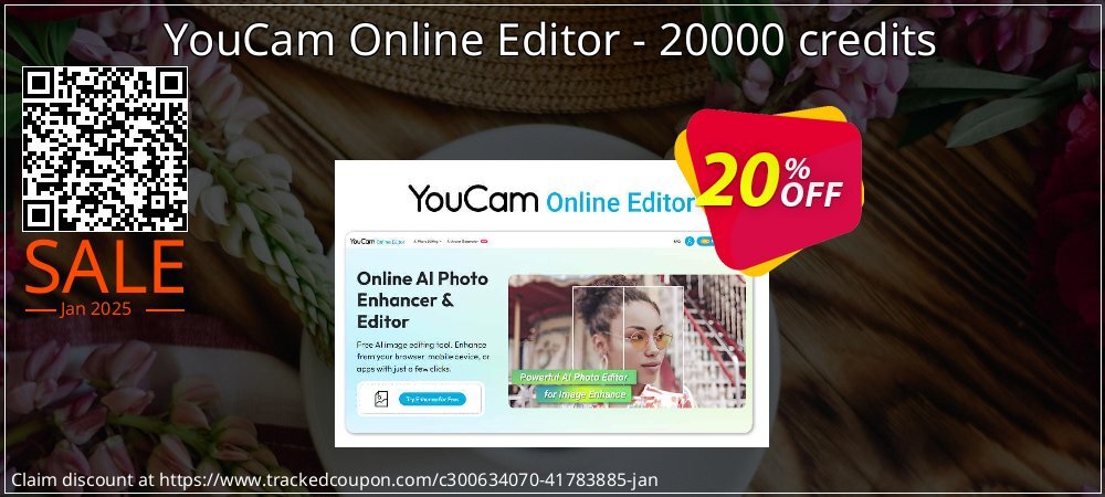 YouCam Online Editor - 20000 credits coupon on Programmers' Day discount