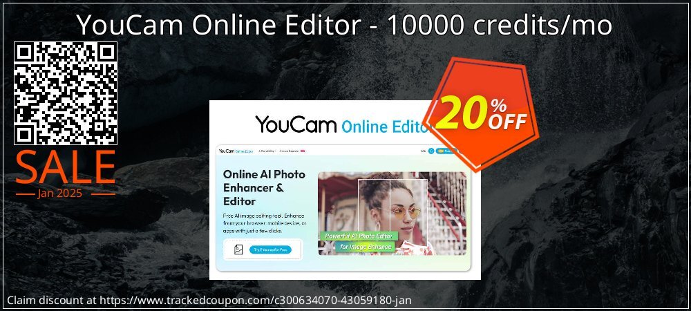 YouCam Online Editor - 10000 credits/mo coupon on Programmers' Day discounts