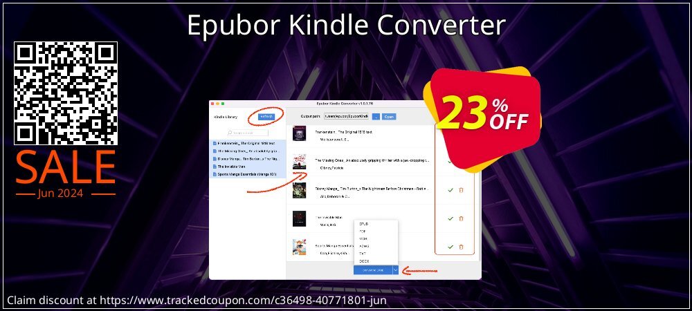Epubor Kindle Converter coupon on World Oceans Day promotions