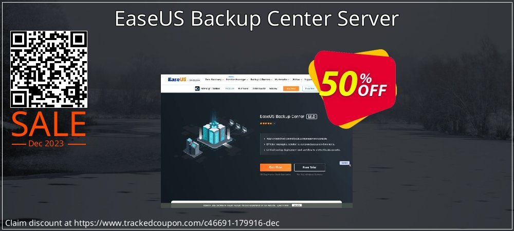 EaseUS Backup Center Server coupon on 	National Kissing Day sales