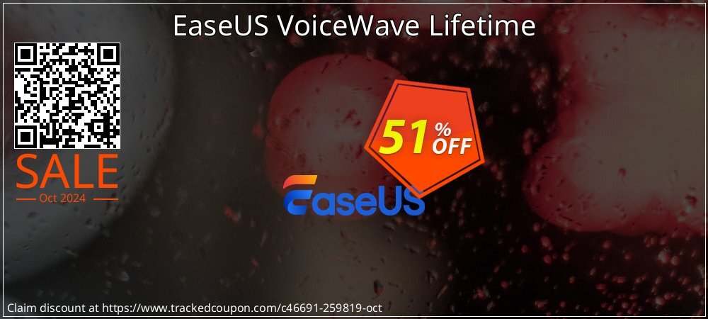 EaseUS VoiceWave Lifetime coupon on Chinese National Day offering sales