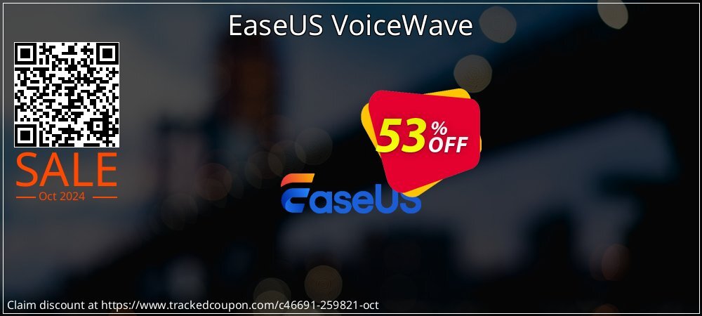 EaseUS VoiceWave coupon on National Savings Day discounts