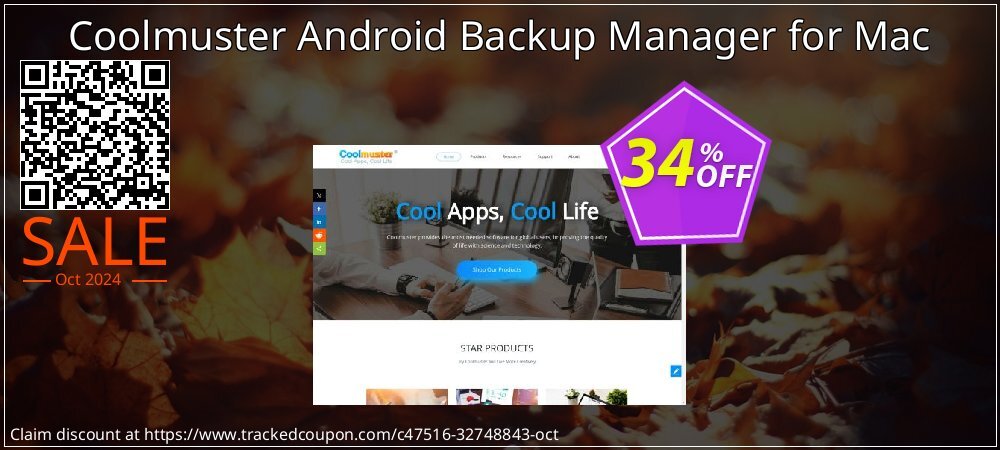 Coolmuster Android Backup Manager for Mac coupon on All Saints' Eve discounts