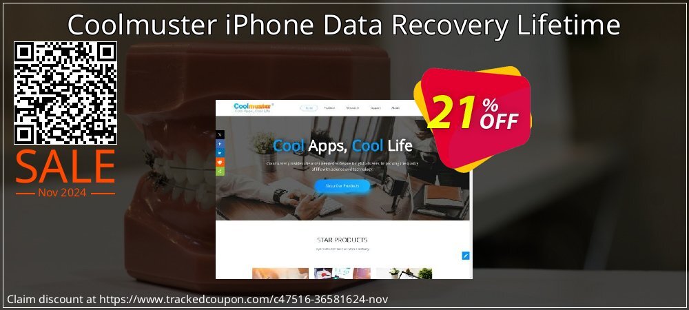 Coolmuster iPhone Data Recovery - Lifetime License - 1 PC, 5 Devices  coupon on World Hello Day offering discount