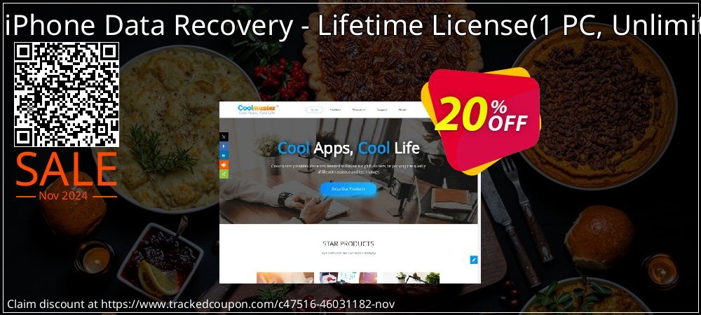 Coolmuster iPhone Data Recovery - Lifetime License - 1 PC, Unlimited Devices  coupon on American Football Day discount