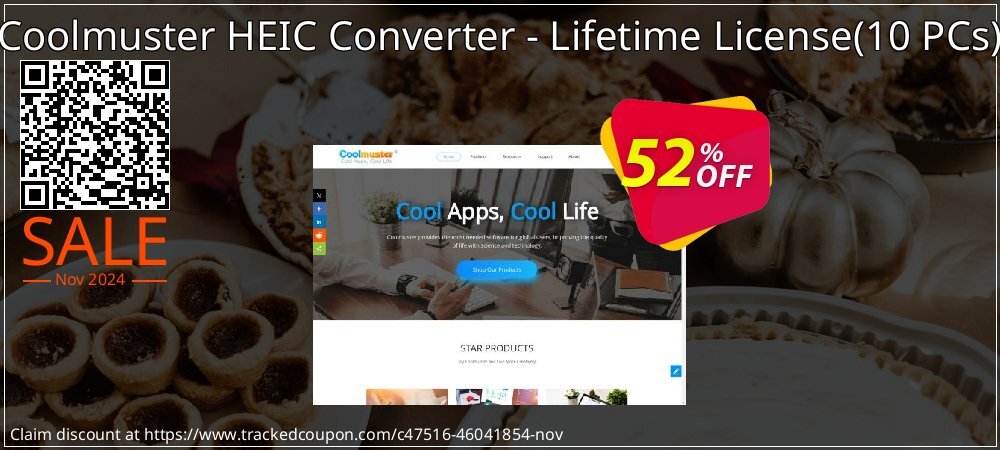 Coolmuster HEIC Converter - Lifetime License - 10 PCs  coupon on National Recycling Day deals