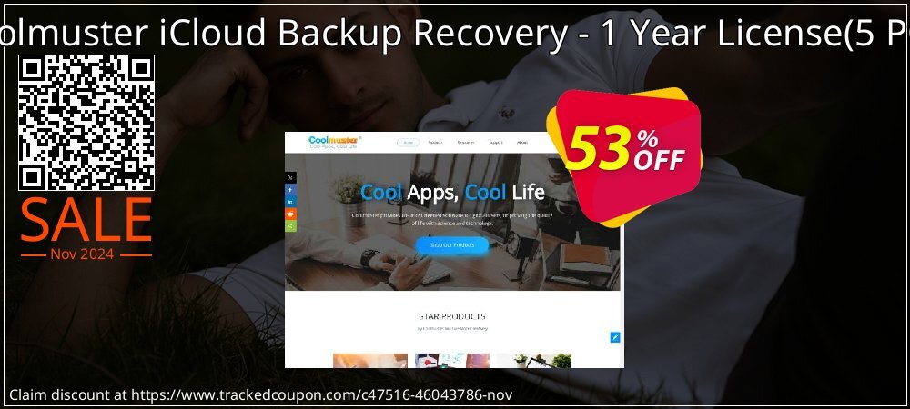 Coolmuster iCloud Backup Recovery - 1 Year License - 5 PCs  coupon on Thanksgiving Day discounts