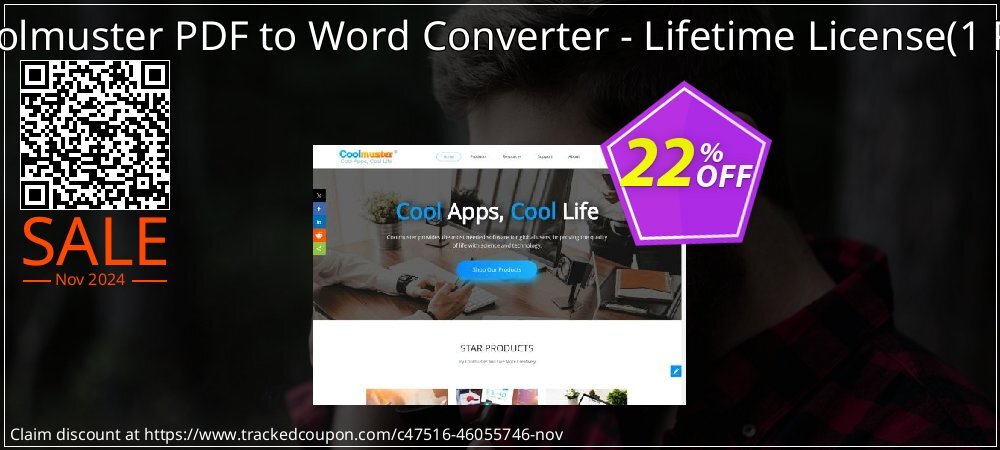 Coolmuster PDF to Word Converter - Lifetime License - 1 PC  coupon on Melbourne Cup Day super sale