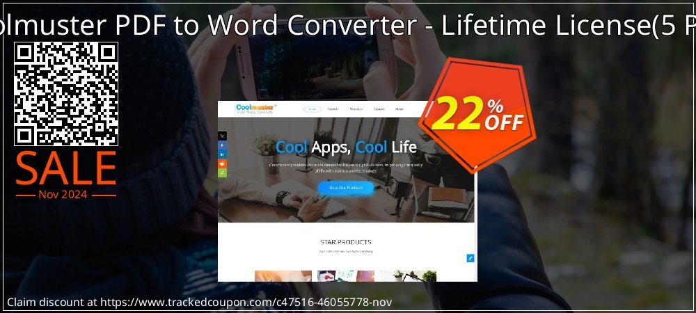 Coolmuster PDF to Word Converter - Lifetime License - 5 PCs  coupon on American Football Day offer