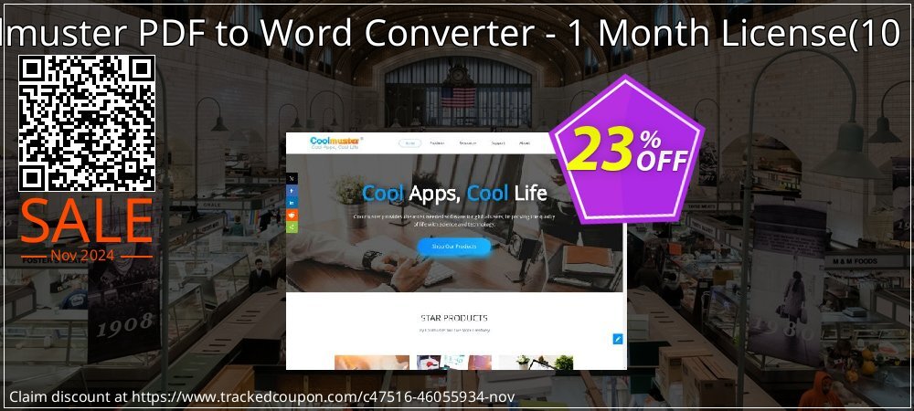 Coolmuster PDF to Word Converter - 1 Month License - 10 PCs  coupon on National Recycling Day offering sales