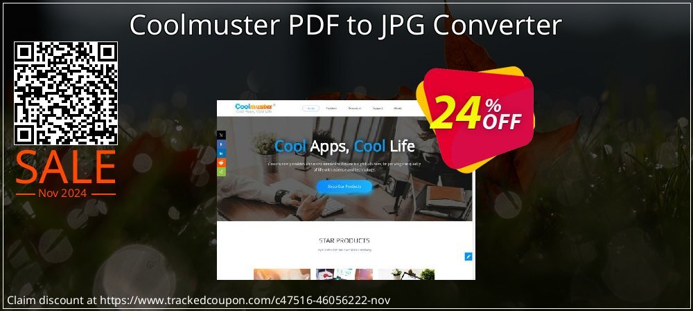 Coolmuster PDF to JPG Converter - 1 Year License - 1 PC  coupon on Universal Children's Day offering sales