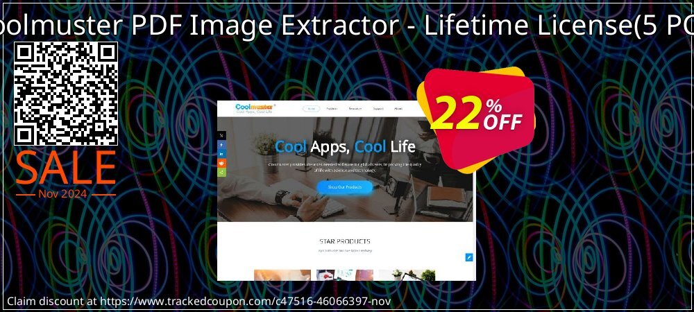 Coolmuster PDF Image Extractor - Lifetime License - 5 PCs  coupon on Universal Children's Day deals