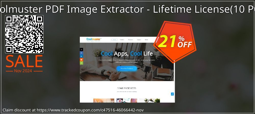 Coolmuster PDF Image Extractor - Lifetime License - 10 PCs  coupon on Cyber Monday deals