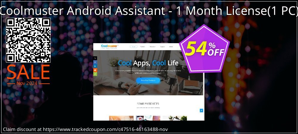 Coolmuster Android Assistant - 1 Month License - 1 PC  coupon on Thanksgiving Day sales