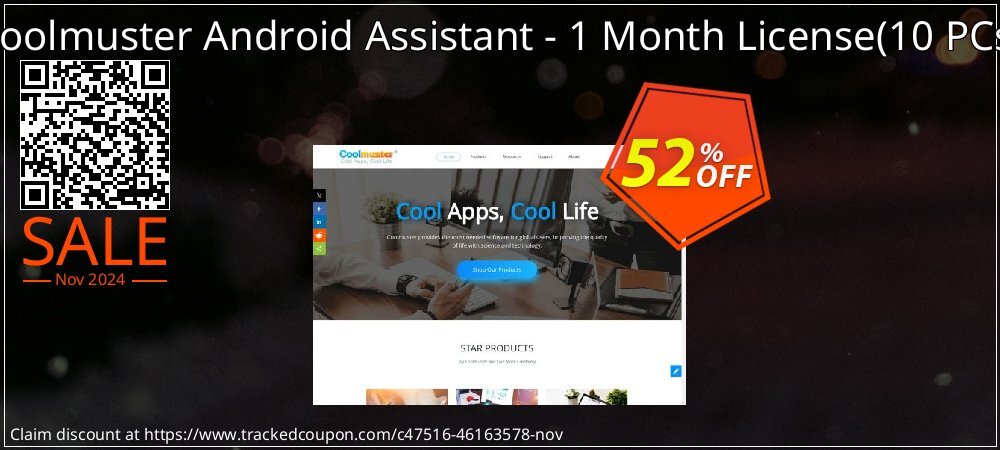 Coolmuster Android Assistant - 1 Month License - 10 PCs  coupon on American Football Day sales