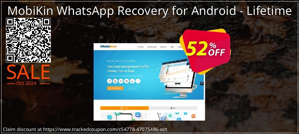 MobiKin WhatsApp Recovery for Android - Lifetime coupon on Halloween promotions