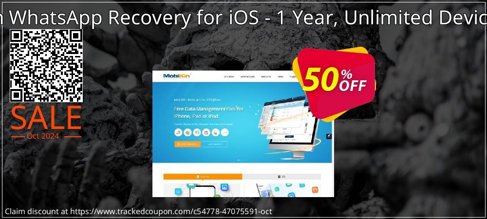 MobiKin WhatsApp Recovery for iOS - 1 Year, Unlimited Devices, 1 PC coupon on ​Coffee Day offering sales