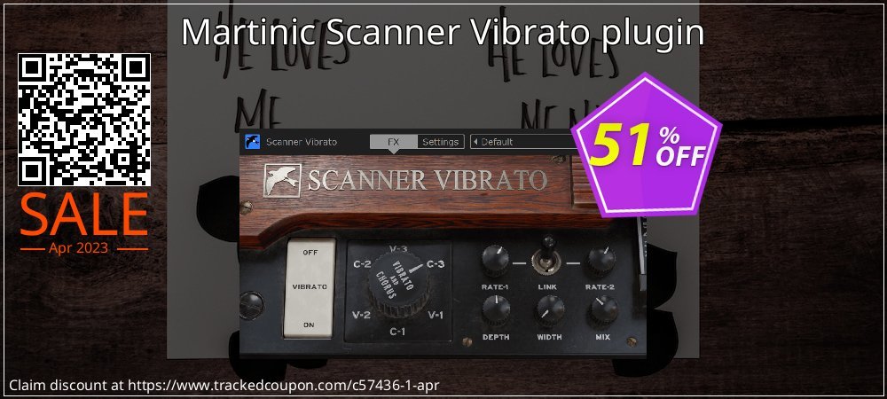 Martinic Scanner Vibrato plugin coupon on National Bikini Day offering discount