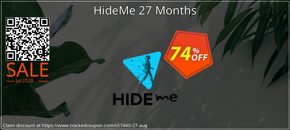 HideMe 27 Months coupon on Nude Day discounts