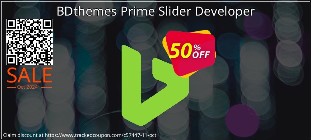 BDthemes Prime Slider Developer coupon on Halloween deals