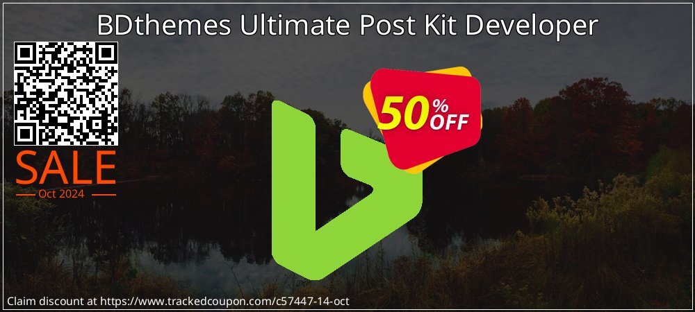 BDthemes Ultimate Post Kit Developer coupon on National Savings Day offering discount