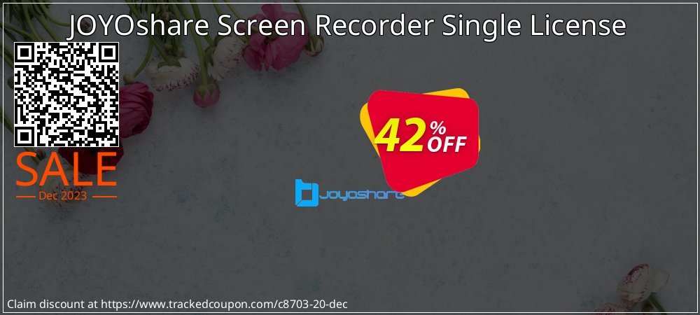 JOYOshare Screen Recorder Single License coupon on Father's Day super sale