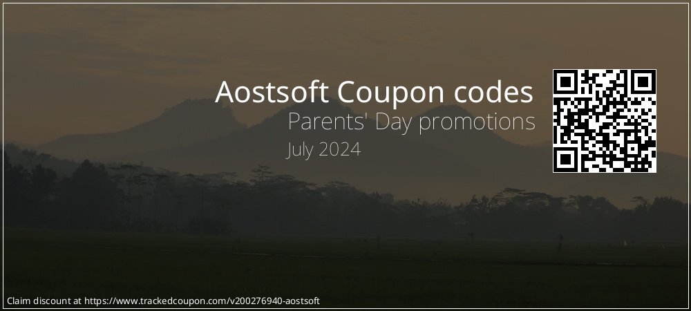 Aostsoft Coupon discount, offer to 2024
