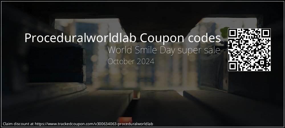 Proceduralworldlab Coupon discount, offer to 2024